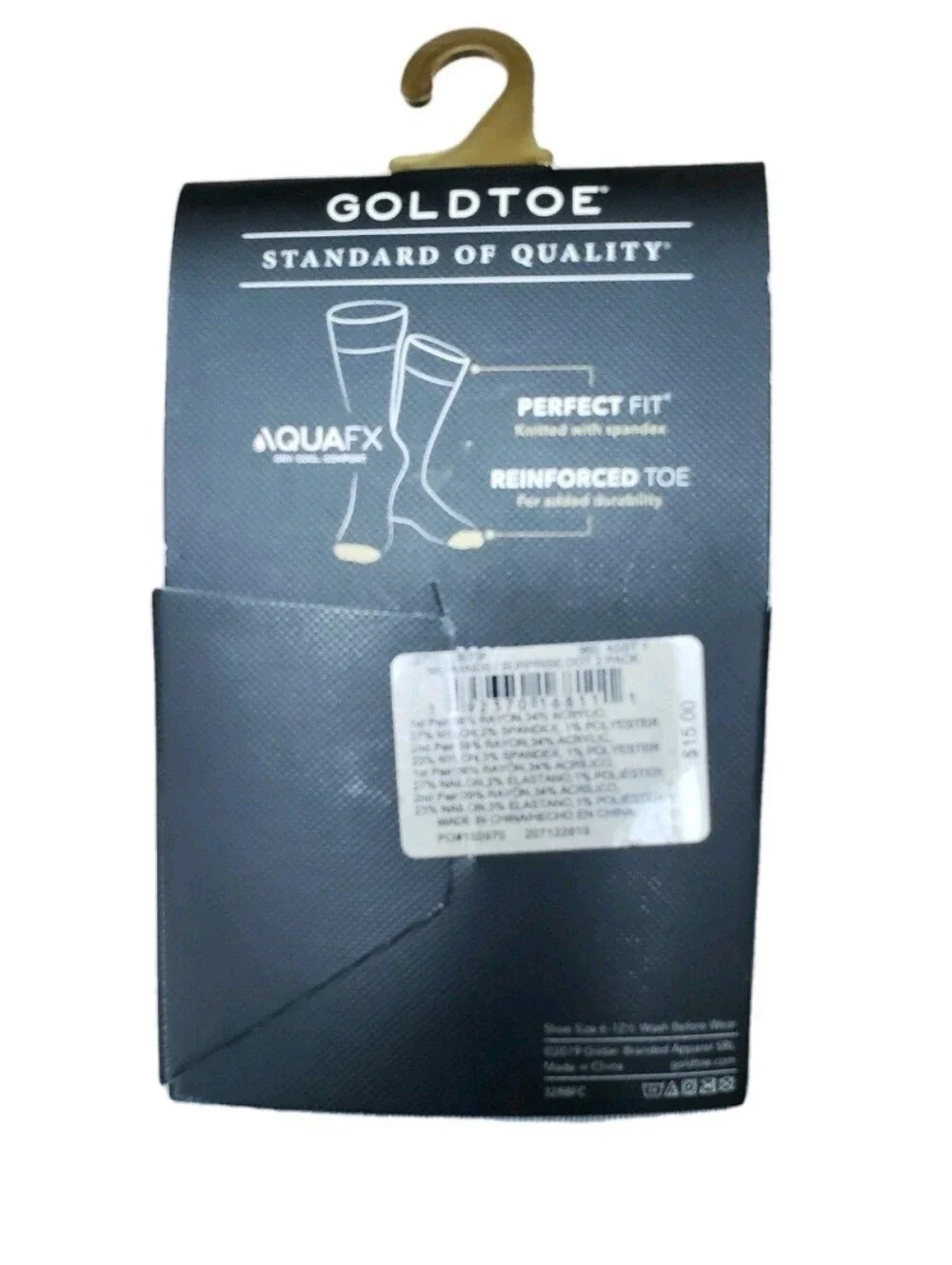 GOLDTOE: MEN'S: LIMITED EDITION SOCKS: MERMAIDS: SURPRISE DOT: 2 PACK: BRAND NEW